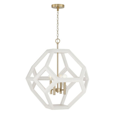 Geo 4 Light Pendant 28.5 Inch Tall and 24 Inch Wide by Capital - 358441