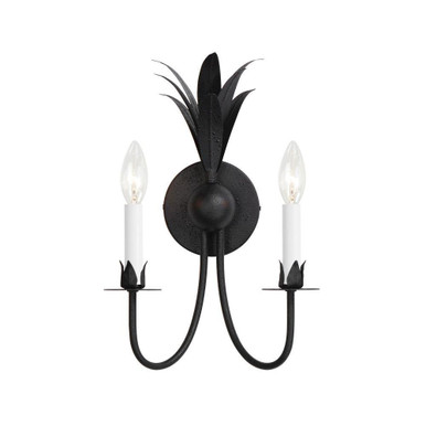 Paloma Two Light Wall Sconce 15.75 Inch Tall by Maxim - 2882AR