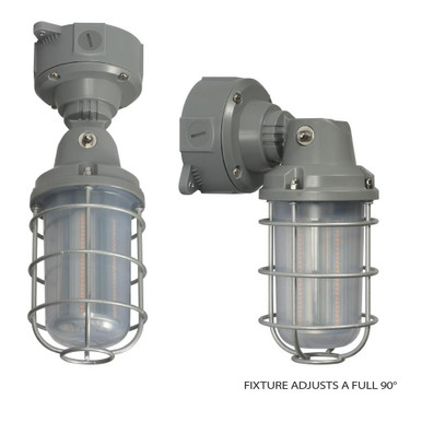 20W 3000K 1 LED Outdoor Adjustable Vapor Light by Nuvo - 65/171