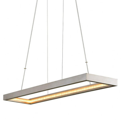 Jasmine 96W 1 LED Medium Linear Pendant by Corbett - 285-51-SL