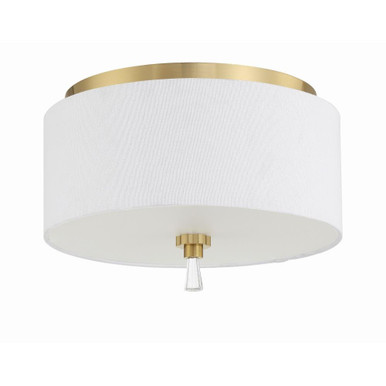 Fortuna 2 Light 12 Inch Wide Flush Mount by Craftmade - 58282-SB
