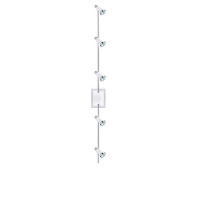 Eridan 6 Light Track Light Chrome And Shiny White by Eglo - 200121a