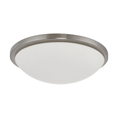 Button 1 Light 17 Inch Wide Flush Mount by Nuvo 62/1044 - 62/1044