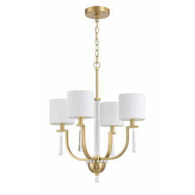 Fortuna 4 Light Small Chandelier by Craftmade - 58224-SB