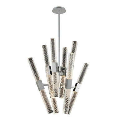 Apollo 26 Inches 64W LED Convergent Chandelier by Allegri - 034970-010-FR001