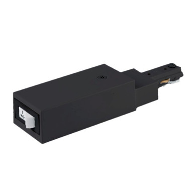 2.5 Inch 7.5 A H Track Slim Live End Connector with Switch by WAC Limited - THL-HLES-7A