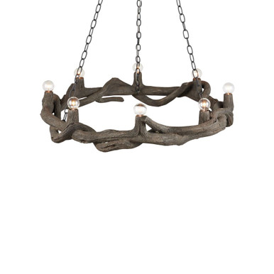 Dunmore 8 Light Chandelier 7.5 Inch Tall and 37 Inch Wide by Currey Company - 9000-1336