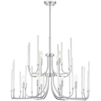 Laretto 12 Light Large Chandelier by Designers Fountain - 917812
