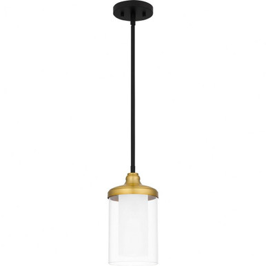 Rowland 1 Light Mini Pendant by Quoizel - ROW1506MBK