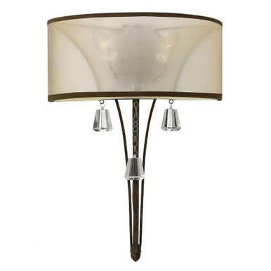 2 Light Wall Sconce 20.5 Inch Tall by Fredrick Ramond - FR45602