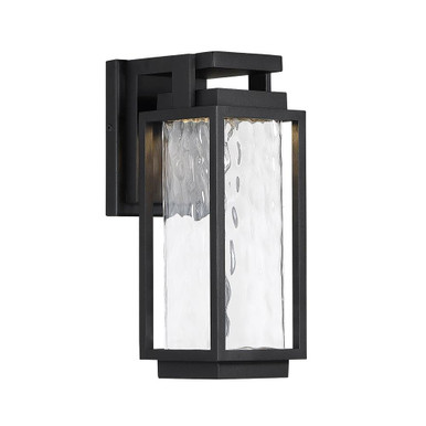 Two If By Sea 15W 1 LED Outdoor Wall Lantern by Modern Forms - WS-W41912-BK