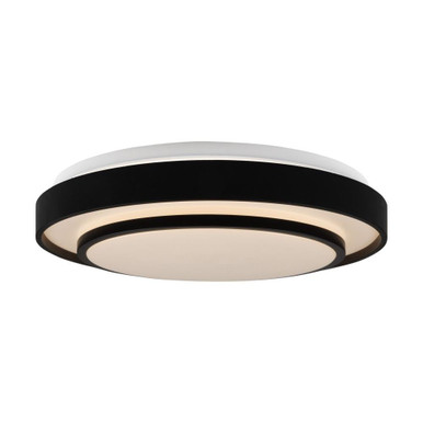 Aziza 35W 1 LED 15 Inch Wide Flush Mount by Artcraft - AC7401BK