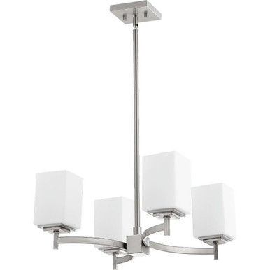 Delta 4 Light Medium Chandelier by Quorum - 6084-4-65