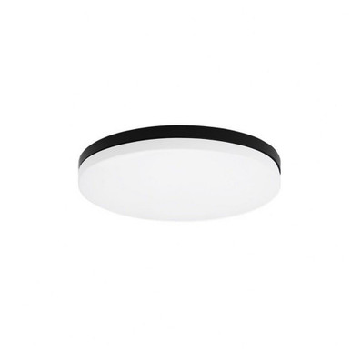 Circian 24W 1 Light 12 Inch Wide Flush Mount by Matteo - M11901BK