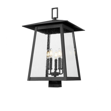 Rainer 5 Light Outdoor Post Mount 26 x 15.5 Inches by Z-Lite - 5015PHXLS-BK