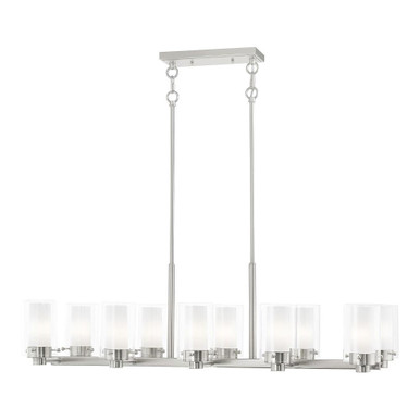 Manhattan 10 Light Small Chandelier by Livex - 50679-91