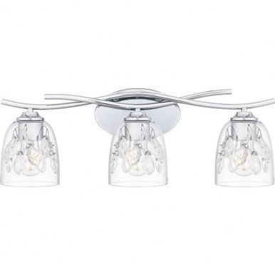 Ansley 3 Light Vanity Light by Quoizel - ALE8624C