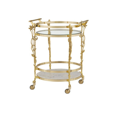 Fiore Bar Cart 31.5 Inch Tall and 23 Inch Wide by Currey Company - 4000-0206