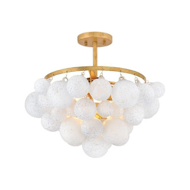 Marabel 20W 4 LED Medium SemiFlush Mount 20.5 Inch Wide by Fredrick Ramond  - FR41563DA