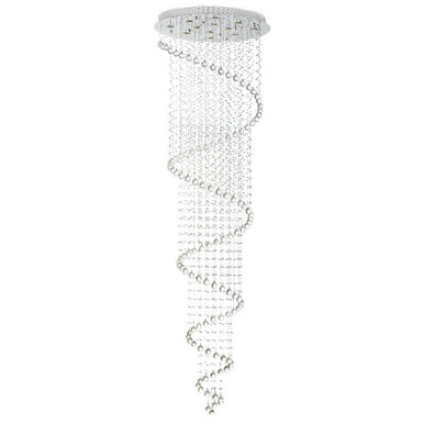 Spiral 12 Light 32 Inch Wide Flush Mount by CWI - 6603C32C ( H:108)