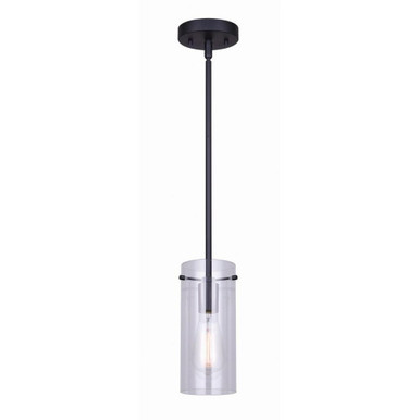 Joni One Light Mini Pendant by Canarm Inc - IPL759A01BK