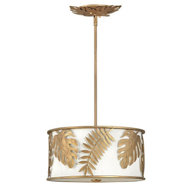 Botanica 3 Light Large Pendant by Fredrick Ramond - FR35104BNG