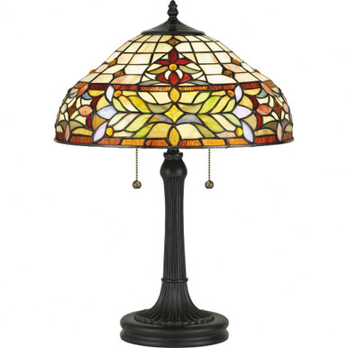 Quinn 2 Light Table Lamp by Quoizel  - TF5215TVB