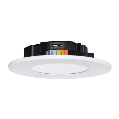 Connor 12W 1 LED 5 Inch Wide Flush Mount by AFX - CNRF04LAJD1WH