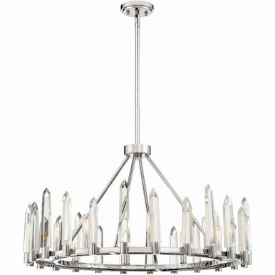 Watson 8 Light Large Chandelier by Crystorama - wat-b2008-pn