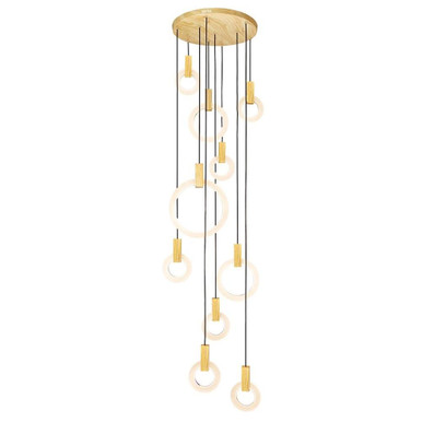 Anello 52W LED Light Oversized Pendant by CWI - 1214P32-10-236