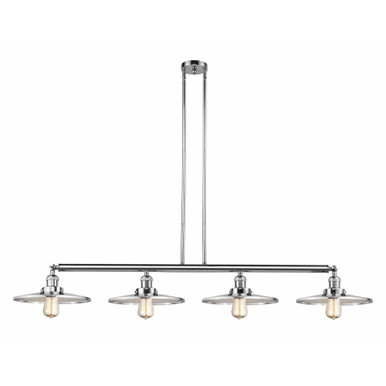 Appalachian 4 Light Oversized Island Pendant 56.5 Inch Wide by Innovations - 214-PC-MFR-PC-12