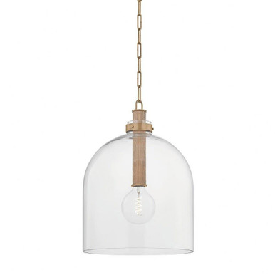 Kori 1 Light Pendant 22 Inch Tall and 15.75 Inch Wide by Troy - F4916-PBR