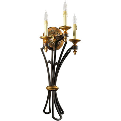 San Giorgio 3 Light Candle Style Wall Sconce by Cyan - 04654