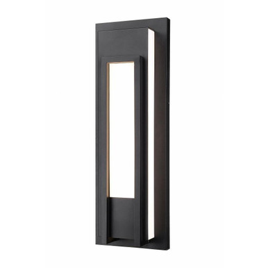 Keaton 23W 1 LED Outdoor Wall Lantern by Z Lite - 520B-BK-LED