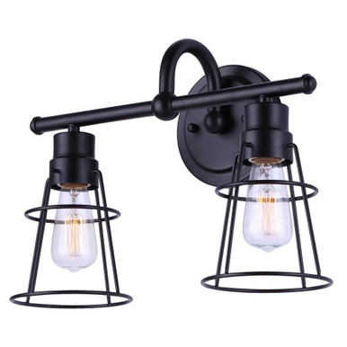Dree 2 Light Vanity Light by Canarm - IVL1053A02BK