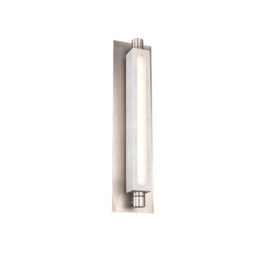 Stanchion 14.5W 1 LED Wall Sconce 24 Inch and 4 Inch Wide by Modern Forms - WS-72524-WT/BN
