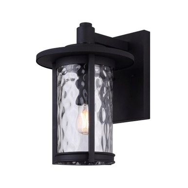Leon 1 Light Outdoor Wall Lantern by Canarm - IOL567BK