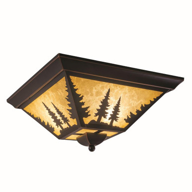 Yosemite 3 Light 10.75 Inch Wide Flush Mount by Vaxcel - CC55514BBZ