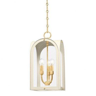 Lincroft 3 Light Small Pendant by Hudson Valley - 6610-VGL/SSD