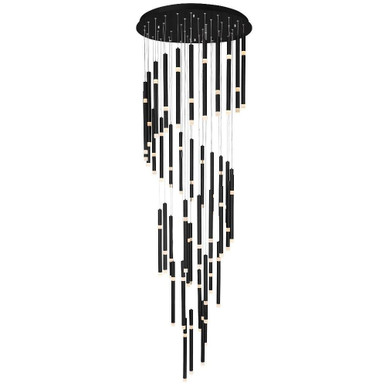 Flute 54 LED Light Large Chandelier by CWI - 1262P30-54-101