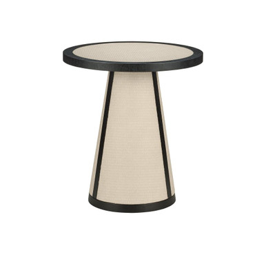 Deanna Raffia Accent Table 24 Inch Tall and 22 Inch Wide by Currey Company - 3000-0303