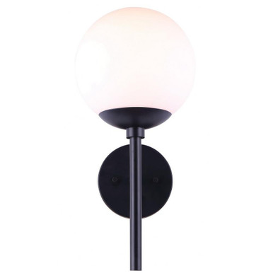 Kahlo 1 Light Outdoor Wall Lantern by Canarm - IOL465BK