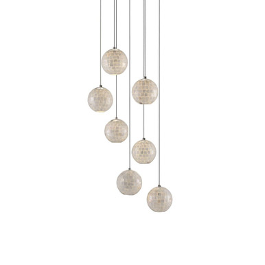 Finhorn 7 Light Large Pendant by Currey Company - 9000-0718
