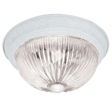2 Light 11.25 Inch Wide Flush Mount by Nuvo SF76/191 - SF76/191
