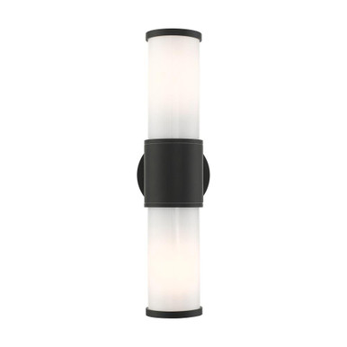 Landsdale 2 Light Outdoor Wall Lantern 17 Inch Wide by Livex - 79322-14