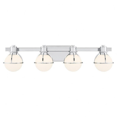 Pierce 4 Light Bath Vanity 7.5 Inch Tall and 32 Inch Wide by Savoy House - 8-1060-4