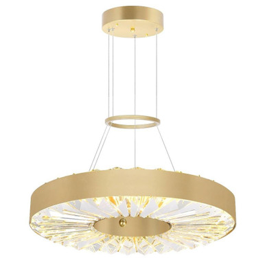 Bjoux LED Light Small Round Chandelier by CWI - 1219P16-1-625