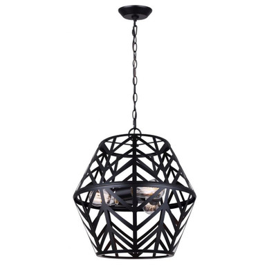 Maud 3 Light Small Chandelier by Canarm - ICH635B03BK17