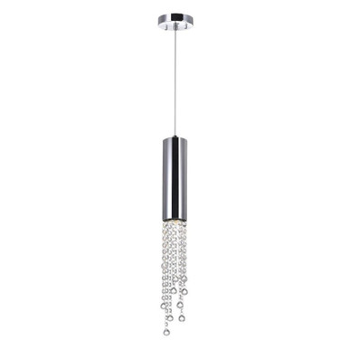 Extended 1 Light Mini Pendant by CWI - 5081P5C-R