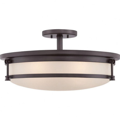 Sailor 5 Light 20 Inch Wide Semi Flush Mount by Quoizel - SLR1720WT